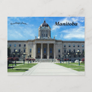 Manitoba Legislative Building Manitoba Kanada Postkarte