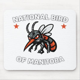 Manitoba National Bird Mouse Pad Mousepad