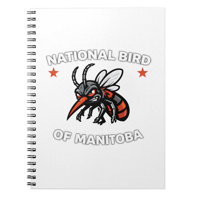 Manitoba Nationalvogel Notizbuch Notizblock (Vorderseite)