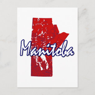 Manitoba Postkarte