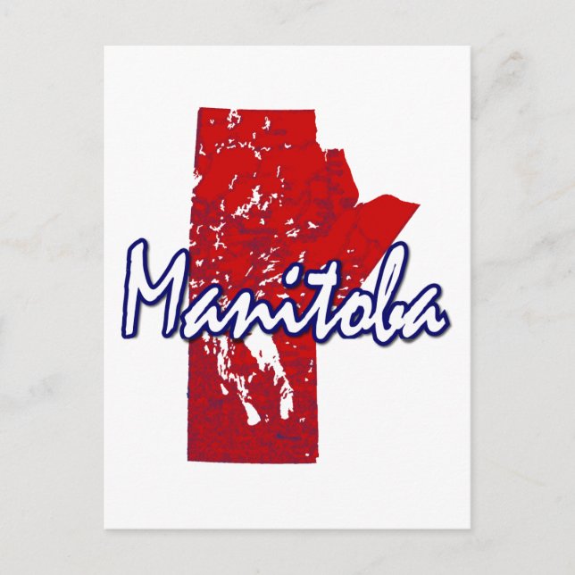 Manitoba Postkarte (Vorderseite)