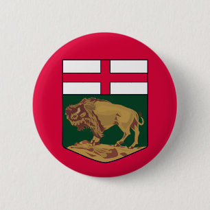 Manitoba-Wappen - KANADA Button