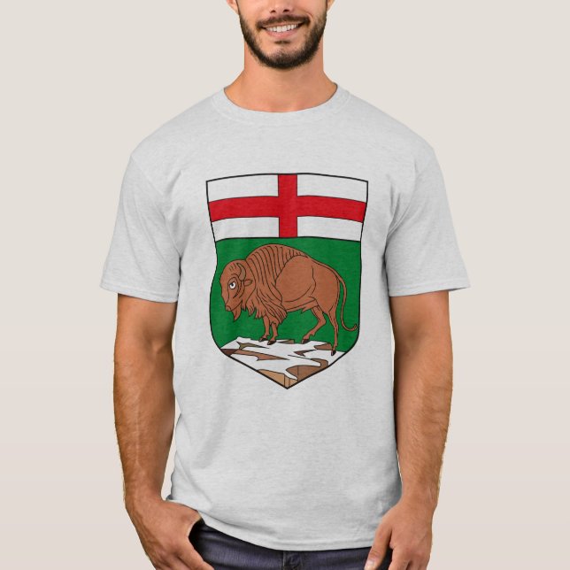 Manitoba-Wappen T - Shirt (Vorderseite)
