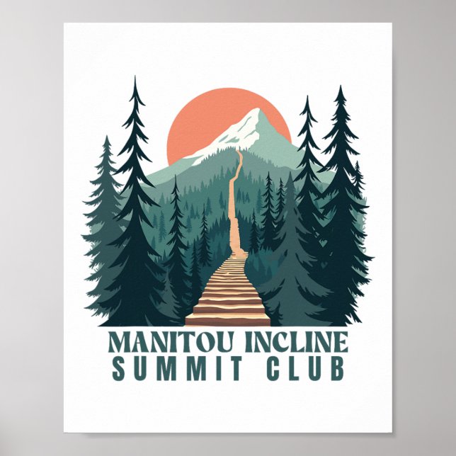 Manitou Incline Summit Club1  Poster (Vorne)