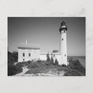Manitou Island Leuchtturm Postkarte