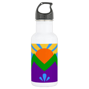 Manitou Springs Flag auf Liberty Bottle Edelstahlflasche
