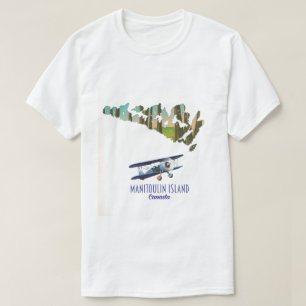 Manitoulin-Insel Kanada Karte T-Shirt