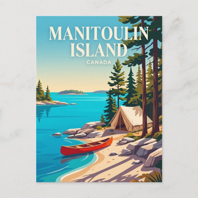 Manitoulin Island Kanada Postkarte (Vorderseite)
