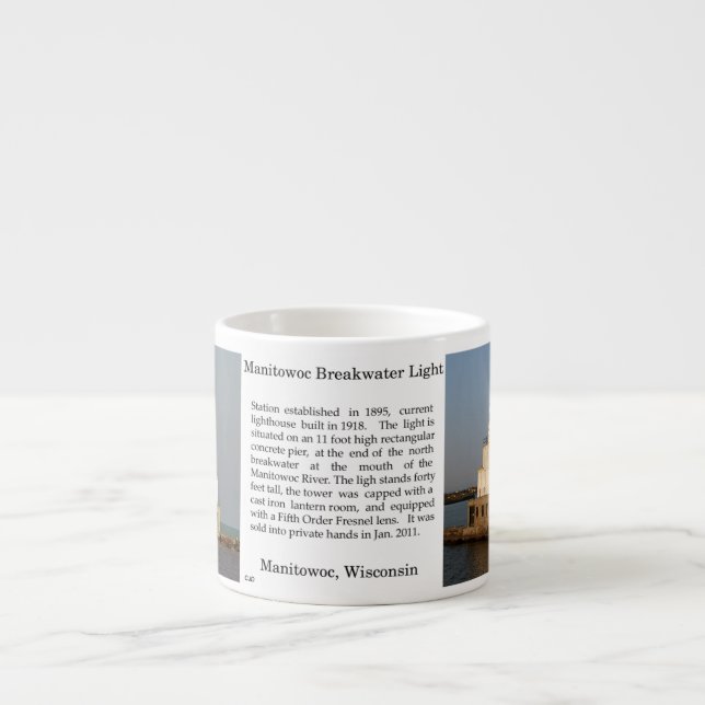 Manitowoc Breakwater Light Espresso Tasse (Vorderseite)