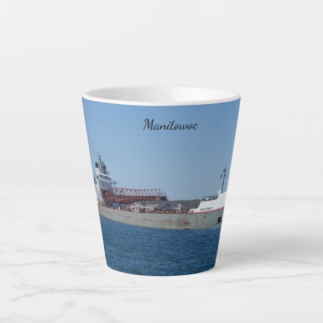 Manitowoc latte Tasse (Vorderseite)