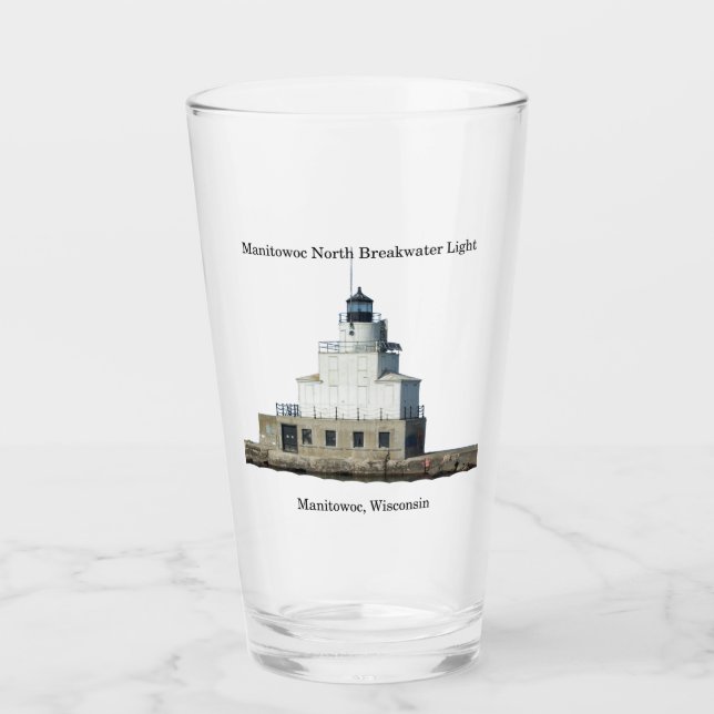 Manitowoc North Breakwater Light Glas (Vorderseite)