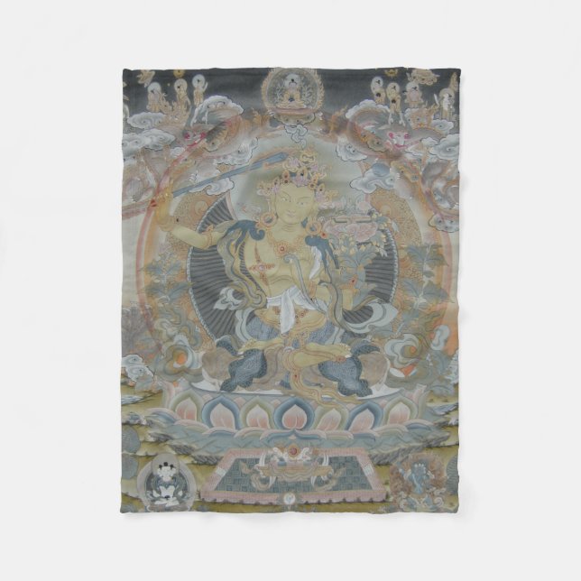 Manjushri Fleece Blanket (Vorderseite)