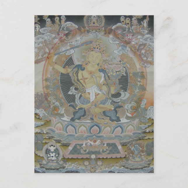 Manjushri Postcard Postkarte (Vorderseite)