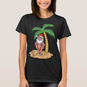 Mankini Santa Summer Swimsuit Christmas im Juli B T-Shirt