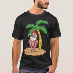 Mankini Santa Summer Swimsuit Christmas im Juli B T-Shirt<br><div class="desc">Mankini Santa Sommer Badeanzug Weihnachten im Juli Strand</div>