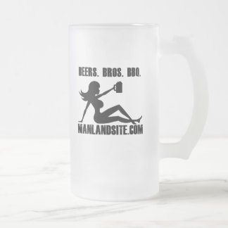 Manland/Mancave Bier-Tasse! Mattglas Bierglas