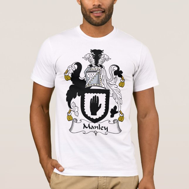 Manley Familienwappen T-Shirt (Vorderseite)