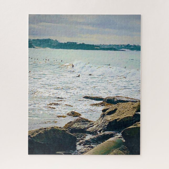 Manly Beach Surf Australien Reisen Puzzle (Vertikal)