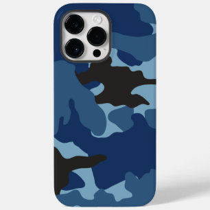 Manly Blue Camouflage Military Camouflage Pattern Case-Mate iPhone Hülle