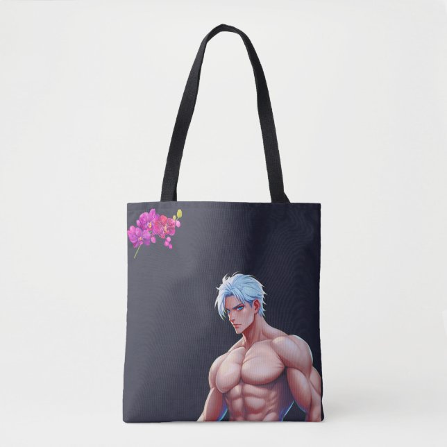 Manly in Anime Tote Bag (Vorderseite)