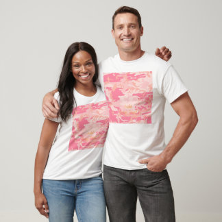 Manly Pink Camouflage T-Shirt