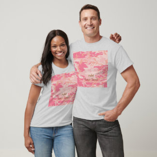 Manly Pink Camouflage T-Shirt