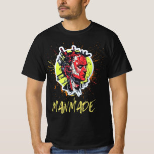 Manmade Digital Art Graphic T-Shirt