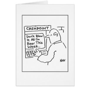 Mann an der Geldmaschine