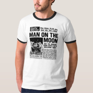 Mann auf dem Mond T - Shirt