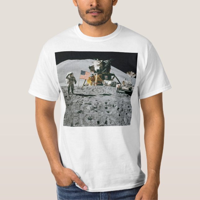 Mann auf dem Mond T-Shirt (Vorderseite)