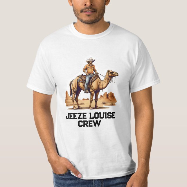 Mann auf einem Kamel T-Shirt (Vorderseite)