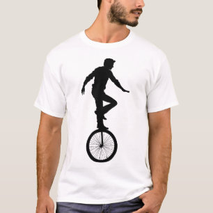 Mann auf Einrad T-Shirt
