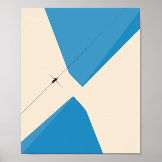 Mann auf Wire Poster