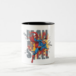 Mann aus Stahl Zweifarbige Tasse