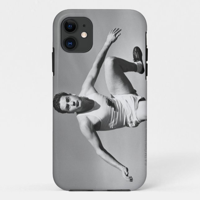 Mann beim Hürdenlauf Case-Mate iPhone Hülle (Rückseite)