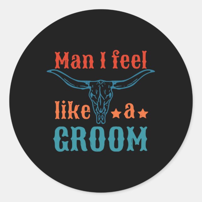 Mann, den ich mag, wie ein Gräuelkleid Runder Aufkleber (Vorderseite)