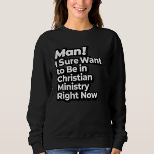 Mann, den ich sicher Gewollt habe, im Christlichen Sweatshirt
