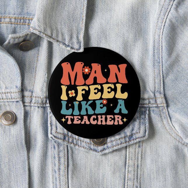 Mann, den ich wie ein Lehrer fühle, zurück zur Sch Button (Beispiel)