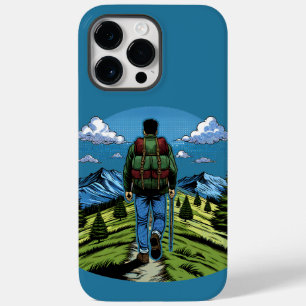 Mann, der auf einem Wanderweg wie dem A.T. wandert Case-Mate iPhone 14 Pro Max Hülle