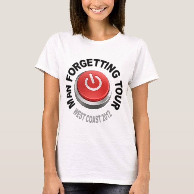 Mann, der Ausflug-T-Shirt vergisst T-Shirt (Vorderseite)