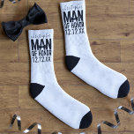 Mann der Ehrensocken Socken<br><div class="desc">Welcher Mann der Ehre würde nicht als Dankeschön ein Paar Socken Liebe geben? Ich kenne niemanden, der das nicht tun würde. Fügen Sie seinen Namen und Ihr Hochzeitsdatum hinzu und ändern Sie vielleicht die Farbe zu seinem Favoriten</div>