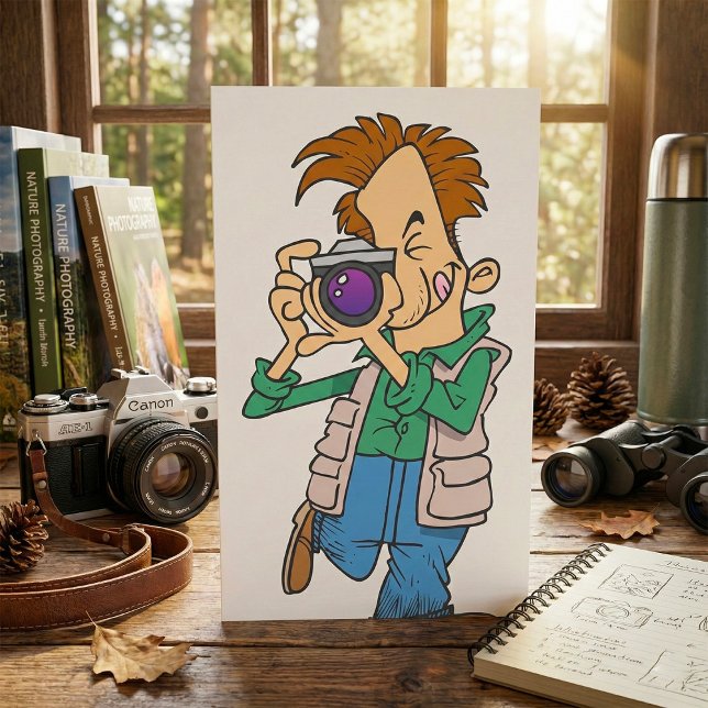 Mann, der ein Foto einlädt Einladung (Von Creator hochgeladen)