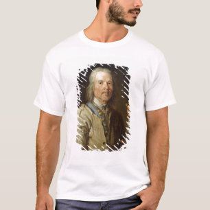 Mann, der ein Personal, c.1800 (Öl, hält auf T-Shirt