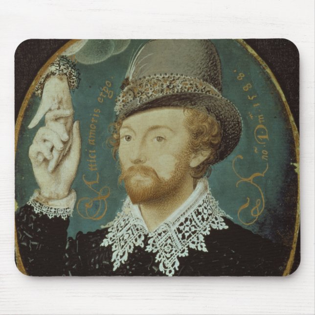 Mann, der Hand von einer Wolke umklammert Mousepad (Vorne)