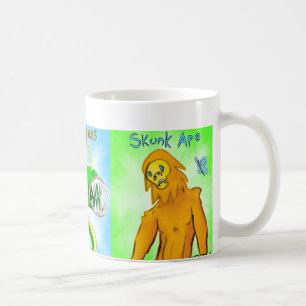Mann der Motten-3-In-1, Loch Ness, Stinktier-Affe Tasse