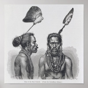 Mann der Ruk-Inseln Poster