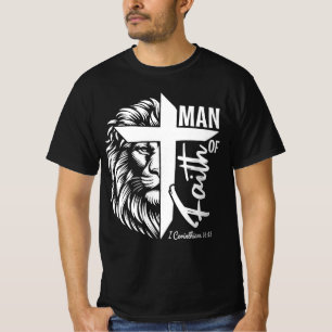 Mann des Glaubens Christlich Inspirierend T-Shirt