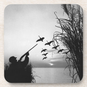 Mann-Enten-Jagd Getränkeuntersetzer