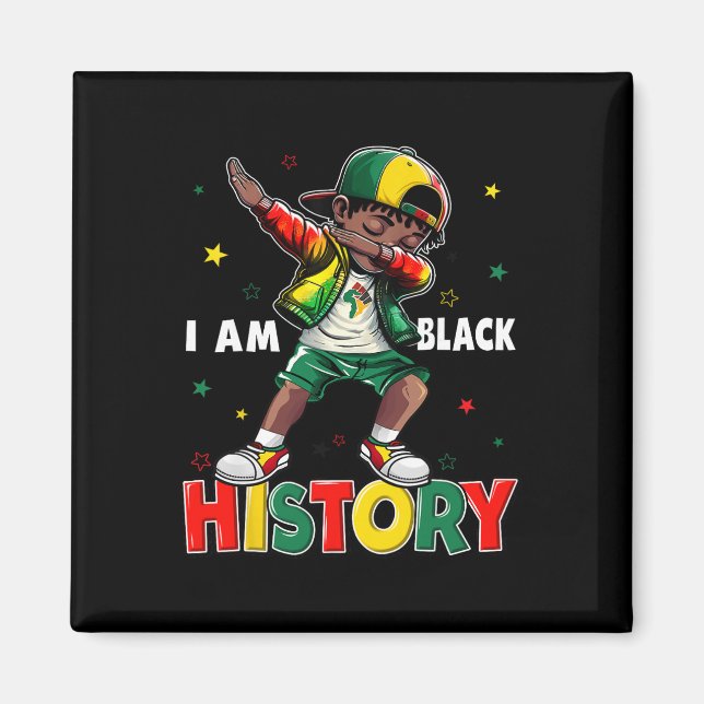 Mann, es ist der Schwarze Geschichtsmonat, afrikan Magnet (Vorne)