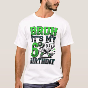 Mann Es Ist Mein 6. Geburtstag Fußball Junge T-Shirt